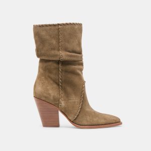 Julith Boots Olive Suede