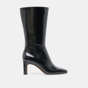 Riggs Boots Black Leather