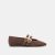 DK BROWN PERFORATED SUEDE