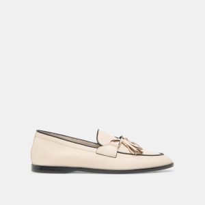 Loklan Loafers Ivory Leather