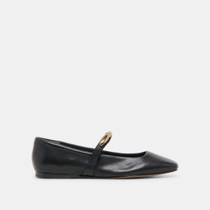 Radya Ballet Flats Black Leather