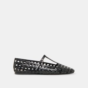Rains Ballet Flats Black Stella