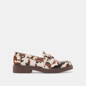 Tiggy Loafers Cocoa Taurus Calf Hair
