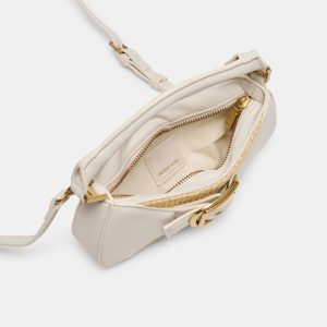Nuala Raffia Handbag White Stella