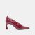 BURGUNDY CROCO EMBOSSED LEATHER