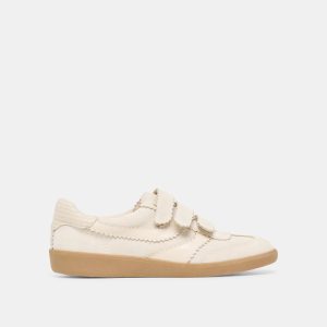 Merit Velcro Sneakers Ivory Leather