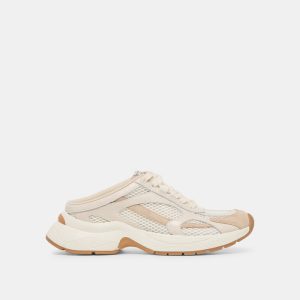 Swayzy Sneakers Ivory Multi Suede