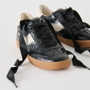 Satin Lace Black