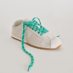 Tick Mark Cord Lace Green Multi